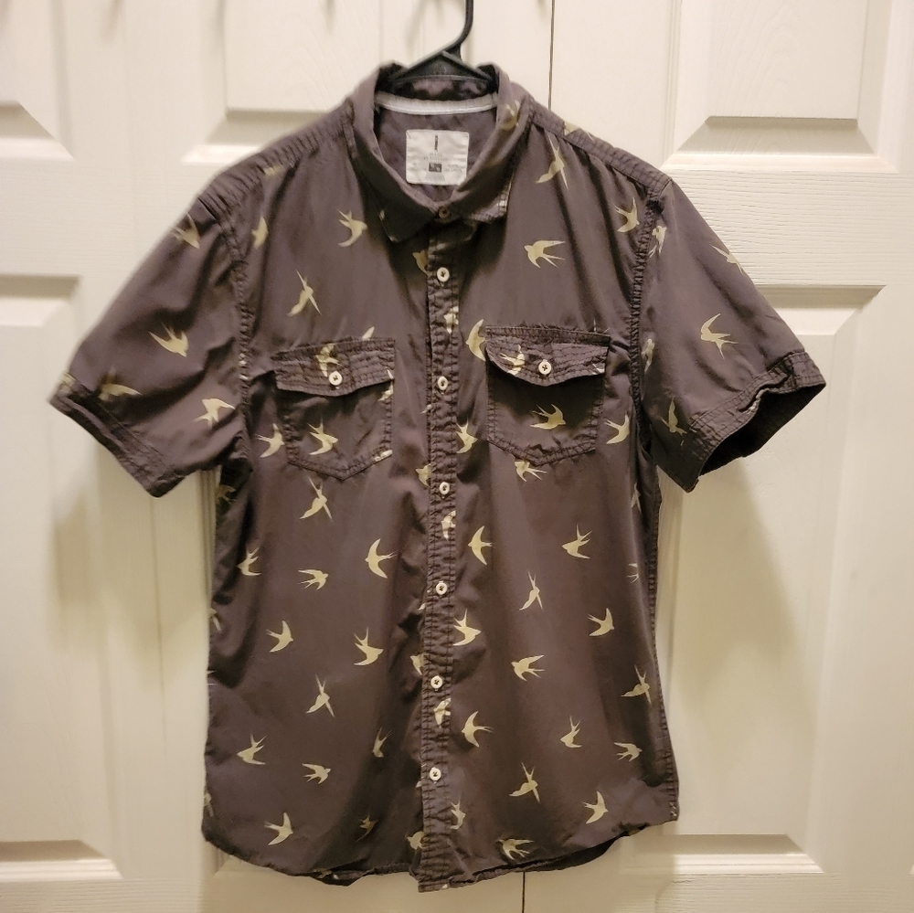 Jean of‎ Buffalo Short Sleeve Shirt Size Medium